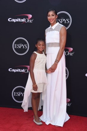 Candace Parker and Lailaa Nicole Williams
ESPY Awards, Arrivals, Los Angeles, USA - 12 Jul 2017