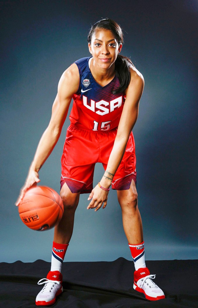 Candace Parker In Her Team USA Uniform