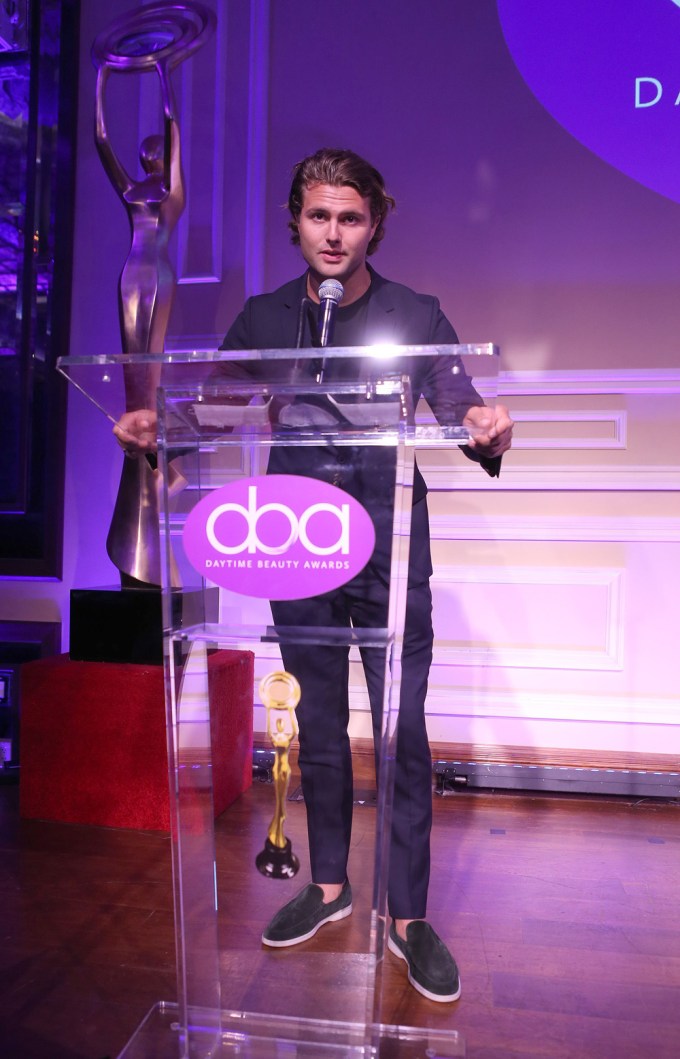 Jack Brinkley Cook At The Daytime Beauty Awards
