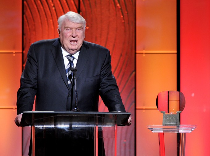 John Madden Speaks At The Academy Of Television Arts & Sciences