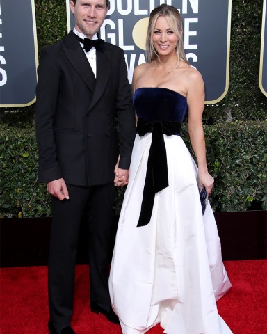 Karl Cook and Kaley Cuoco 76th Annual Golden Globe Awards, Arrivals, Los Angeles, USA - 06 Jan 2019