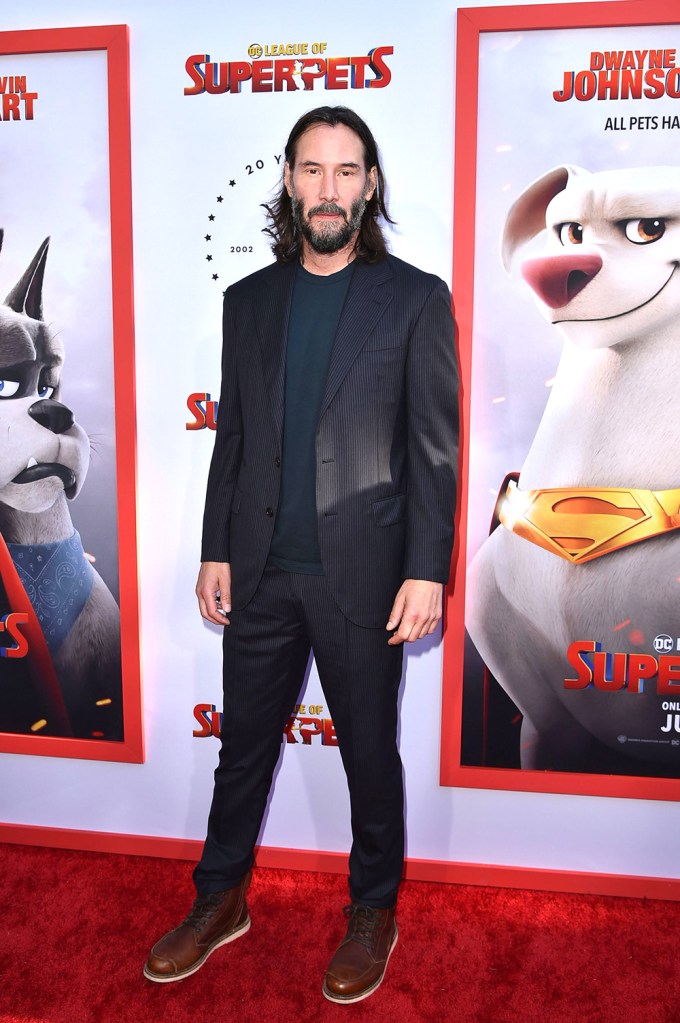Keanu Reeves At The Premiere Of ‘DC League of Super Pets’