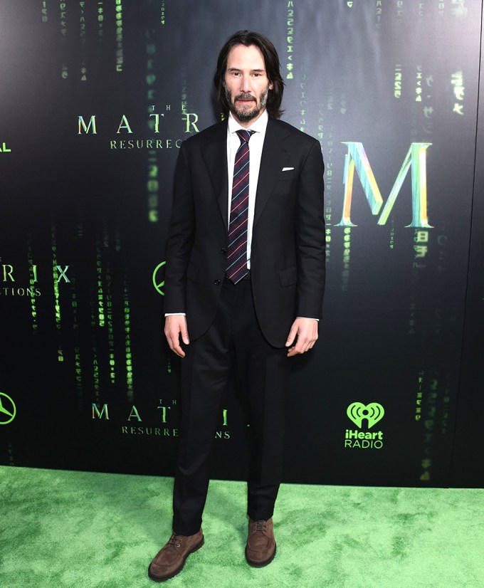Keanu At The Premiere Of ‘The Matrix Resurrections’