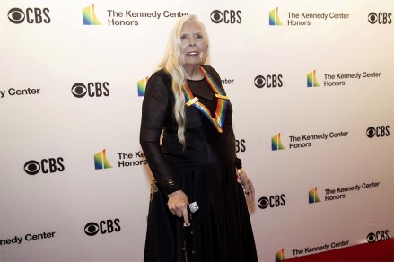 Kennedy Center honoree singer-songwriter Joni Mitchell poses on the red carpet at the honors gala for the 44th Kennedy Center Honors, in Washington
Kennedy Center Honors, Washington, United States - 05 Dec 2021