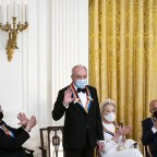 Bidens Host White House Reception for the Recipients of the 44th Kennedy Center Honors, Washington, District of Columbia, USA - 05 Dec 2021