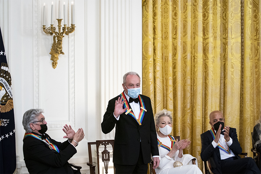 Bidens Host White House Reception for the Recipients of the 44th Kennedy Center Honors, Washington, District of Columbia, USA - 05 Dec 2021