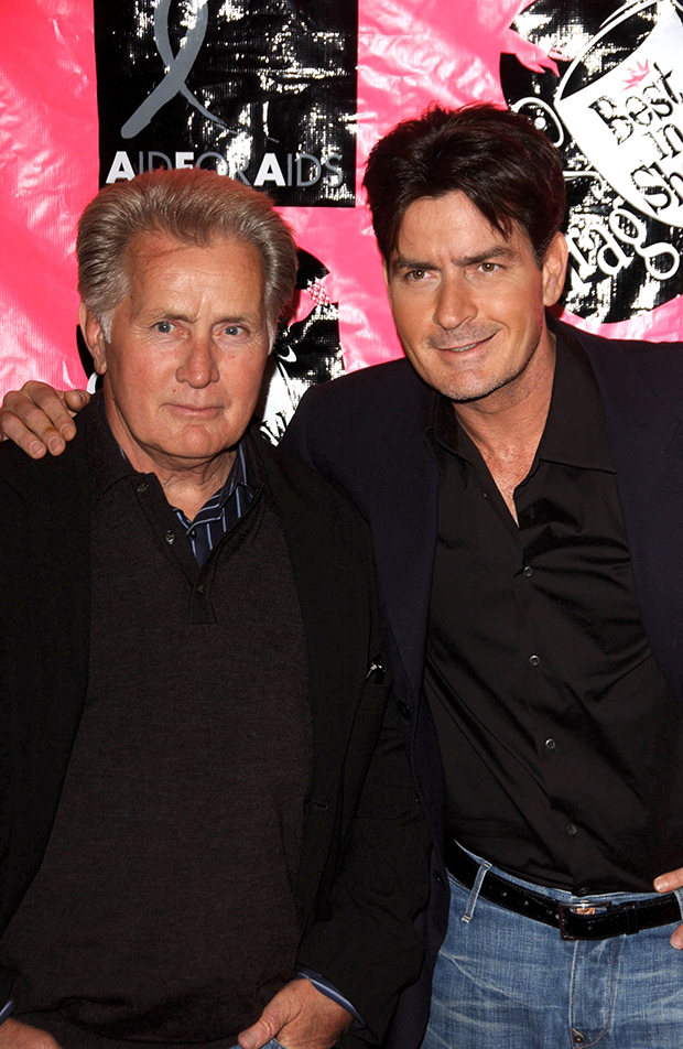 Martin Sheen & Charlie Sheen 