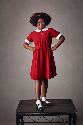 ANNIE LIVE! -- Season: 2021 -- Pictured: Celina Smith as Annie -- (Photo by: Paul Gilmore/NBC)