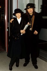 Sharon and Ozzy Osbourne
ARRIVALS AT HEATHROW AIRPORT, LONDON, BRITAIN - JAN 1991
