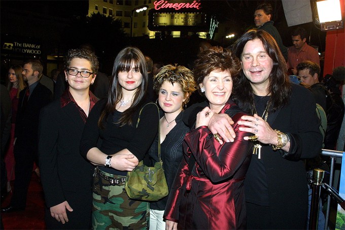 Ozzy Osbourne And Family Attend The Little Nicky Premiere in 2000