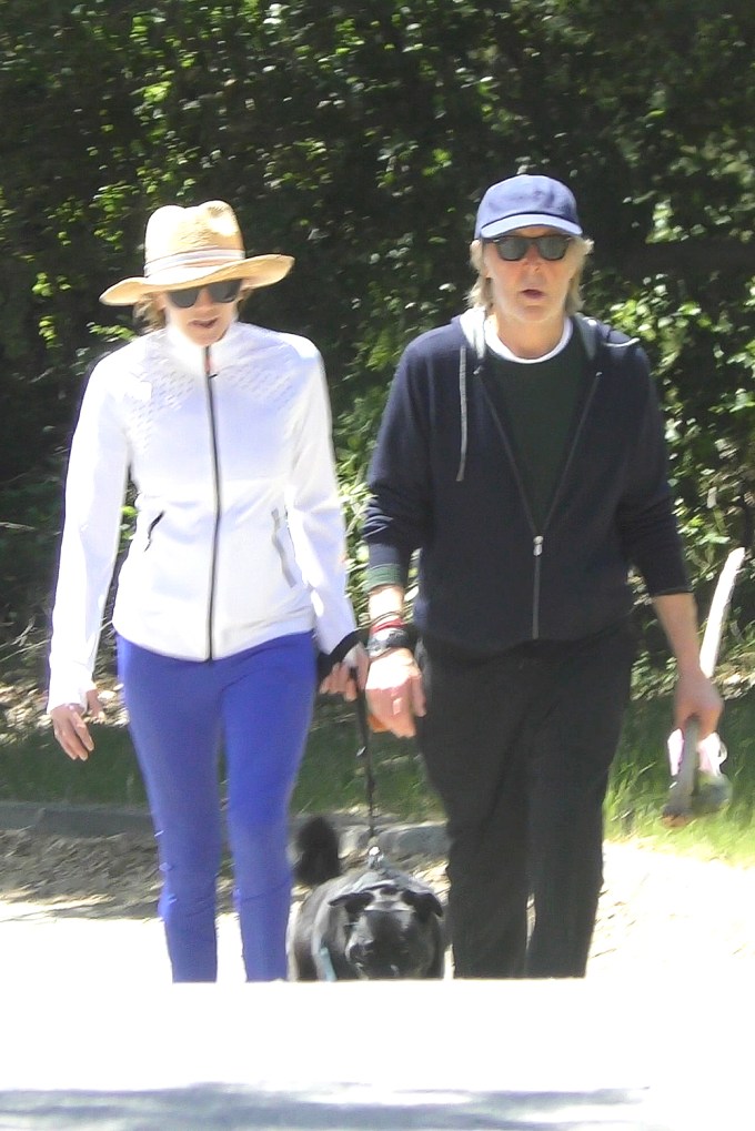 Paul McCartney & Nancy Shevell Go Hiking
