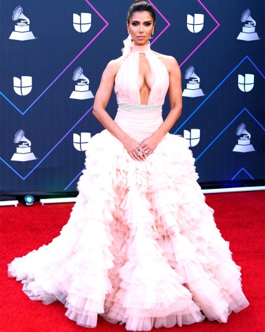 Roselyn Sanchez arrives at the 22nd annual Latin Grammy Awards, at the MGM Grand Garden Arena in Las Vegas
2021 Latin Grammy Awards - Arrivals, Las Vegas, United States - 18 Nov 2021