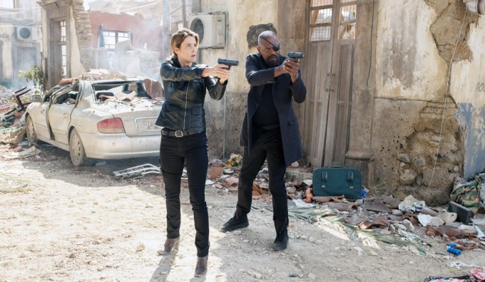 Cobie Smulders & Samuel L. Jackson In ‘Spider-Man: Far From Home’