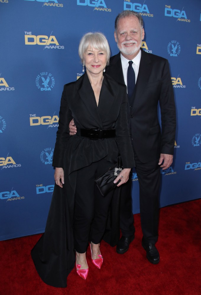 Helen Mirren With Taylor Hackford at the Directors Guild Awards