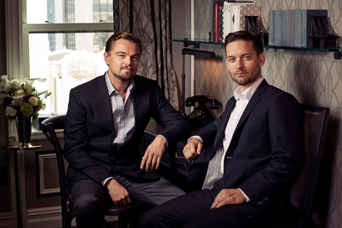 Leonardo DiCaprio & Tobey Maguire promote ‘The Great Gatsby’ (2013)