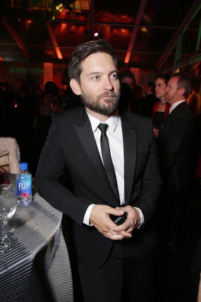 Tobey Maguire at Fox Golden Globes Party (2016)