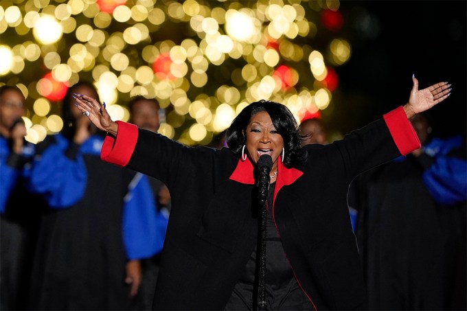 Patti LaBelle performs at the 2021 White House Christmas Tree lighting ceremony