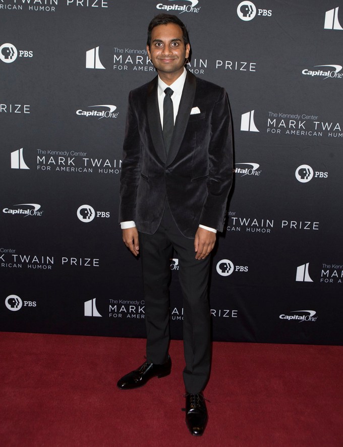 Aziz Ansari at the 22nd annual Mark Twain Prize