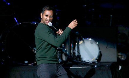 Comedian Aziz Ansari performs during a community concert at the Obama Foundation Summit, in ChicagoObama Summit, Chicago, USA - 01 Nov 2017