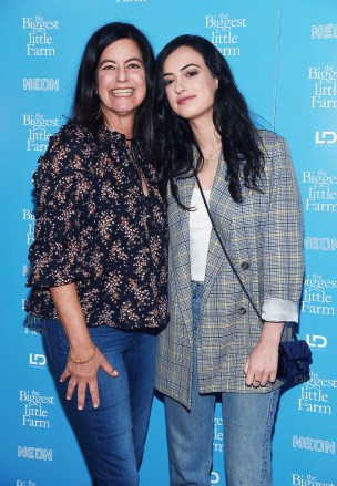Laurie David, Cazzie David. Laurie David, left, executive producer of the documentary film "The Biggest Little Farm," poses with her daughter Cazzie at the premiere of the film at The Landmark, in Los Angeles
LA Premiere of "The Biggest Little Farm", Los Angeles, USA - 07 May 2019