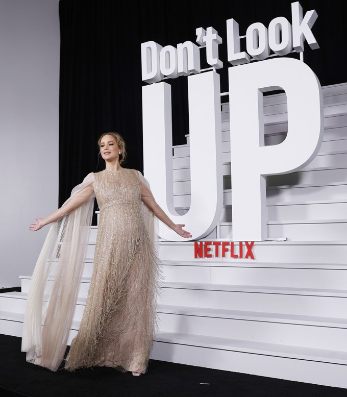 Jennifer Lawrence At ‘Don’t Look Up’ Premiere