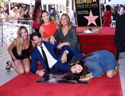 Georgia Tatum Connick, Jill Goodacre, Harry Connick Jr., Charlotte Connick and Sarah Kate Connick
Harry Connick Jr. honored with a Star on the Hollywood Walk of Fame, Los Angeles, USA - 24 Oct 2019