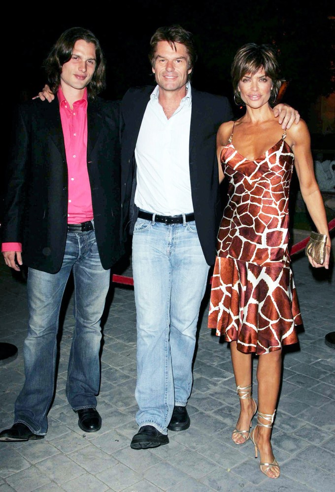 Harry Hamlin Takes Son Dimitri to Party With Lisa Rinna