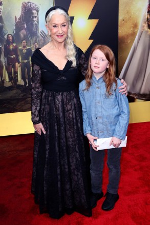 Helen Mirren and Grandson Basil
'Shazam! Fury of the Gods' film premiere, Los Angeles, California, USA - 14 Mar 2023