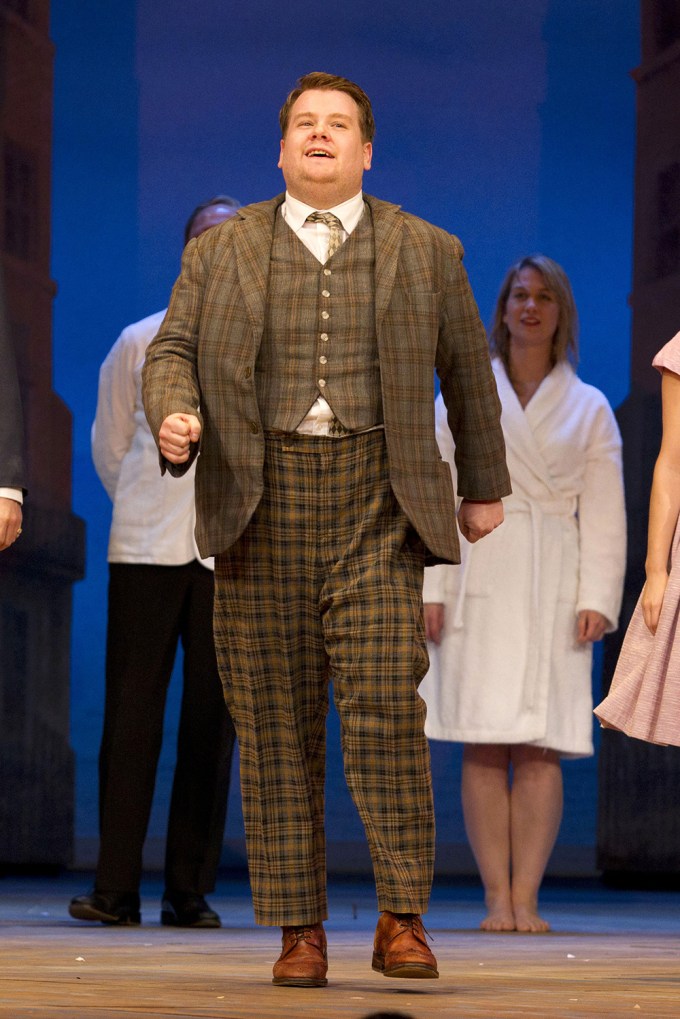 James Corden On Stage During ‘One Man, Two Guvnors’ In 2011