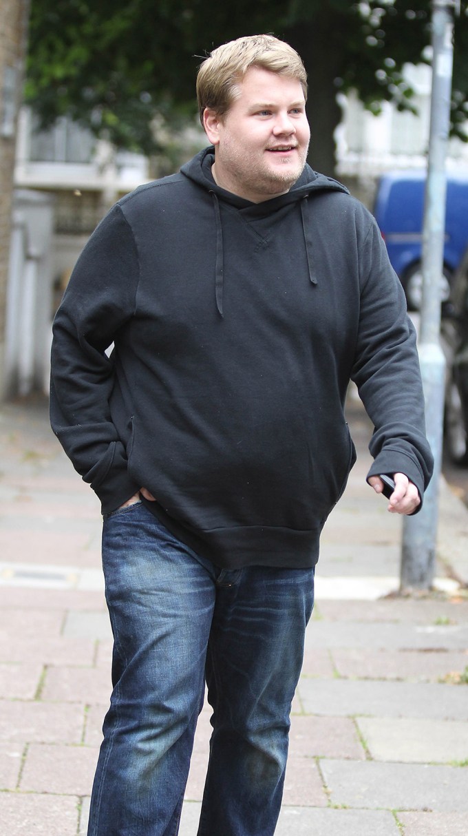 James Corden Out In North London In 2010