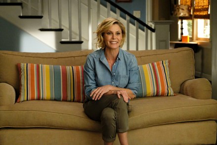 Editorial use only.  No book cover usage.  Mandatory Credit: Photo by Jessica Brooks/ABC/BSkyB/Kobal/Shutterstock (10605178u) Julie Bowen as Claire Dunphy 'Modern Family' TV Show Season 11 - 2020 Three different but related families face trials and tribulations in their own uniquely comedic ways.