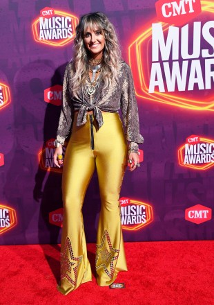 Lainey Wilson arrives at the CMT Music Awards at the Bridgestone Arena, in Nashville, Tenn 2021 CMT Music Awards - Arrivals, Nashville, United States - 09 Jun 2021