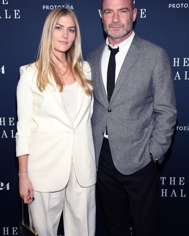 Taylor Neisen and Liev Schreiber
'The Whale' film premiere, New York, USA - 29 Nov 2022