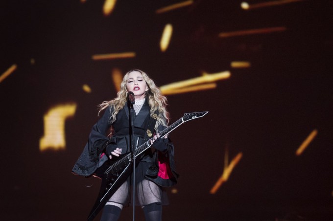 Madonna in concert in Stockholm, Sweden