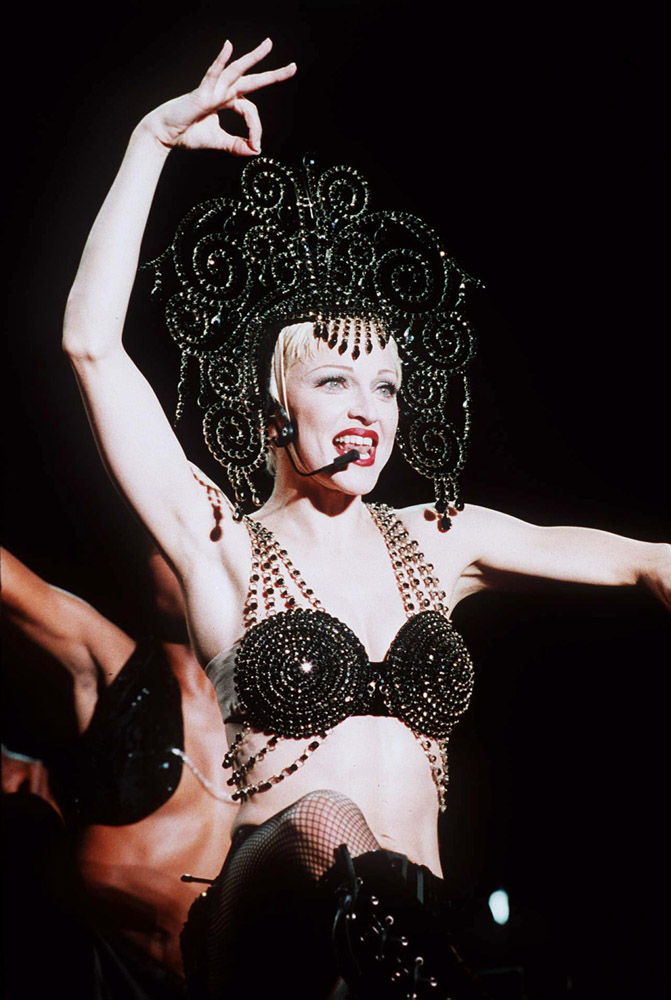 Madonna at the ‘Girlie Show’ Tour
