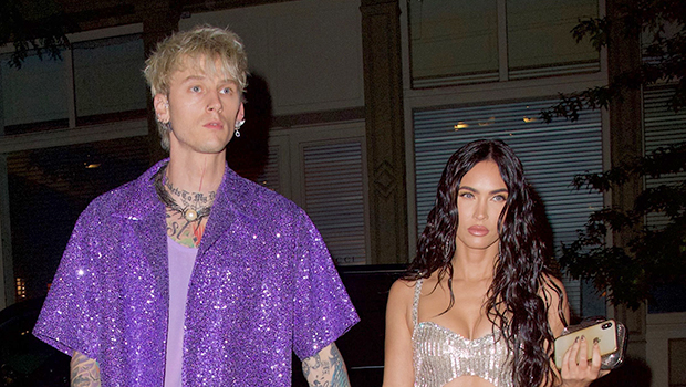 Megan Fox Stuns In Black Blazer With Chain Top On Date Night With MGK –  Hollywood Life