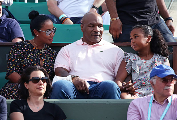 Mike Tyson with daughter Milan