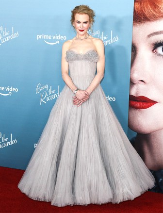 Actress Nicole Kidman wearing an Armani Prive gown, Jimmy Choo shoes, and an Omega watch arrives at the Los Angeles Premiere Of Amazon Studios' 'Being The Ricardos' held at the Academy Museum of Motion Pictures on December 6, 2021 in Los Angeles, California, United States.
Los Angeles Premiere Of Amazon Studios' 'Being The Ricardos', United States - 07 Dec 2021