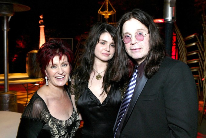 Aimee Osbourne With Her Parents in 2004