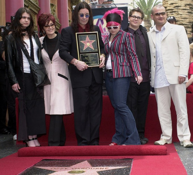 Ozzy & Family on the Walk of Fame