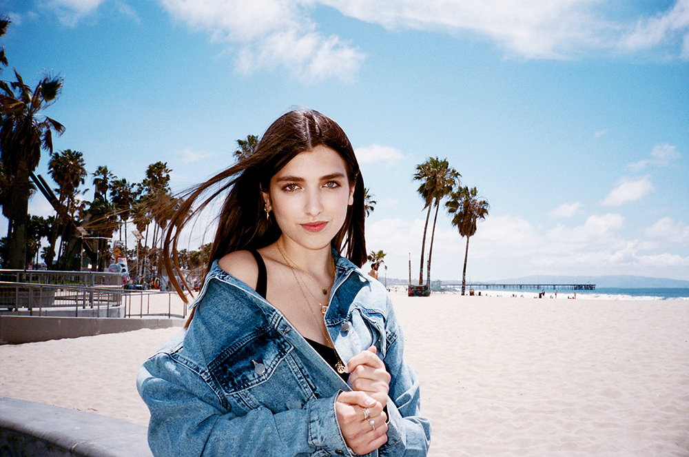 Dua Lipa’s little sis Rina makes an assault on LA in stunning Venice Beach photoshoot for Nasty Gal