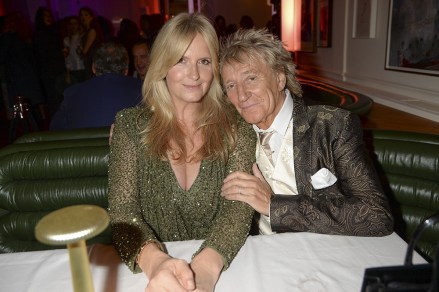 Penny Lancaster and Sir Rod Stewart
Langan's Brasserie Re-Opening Party, Inside, London, UK - 28 Oct 2021