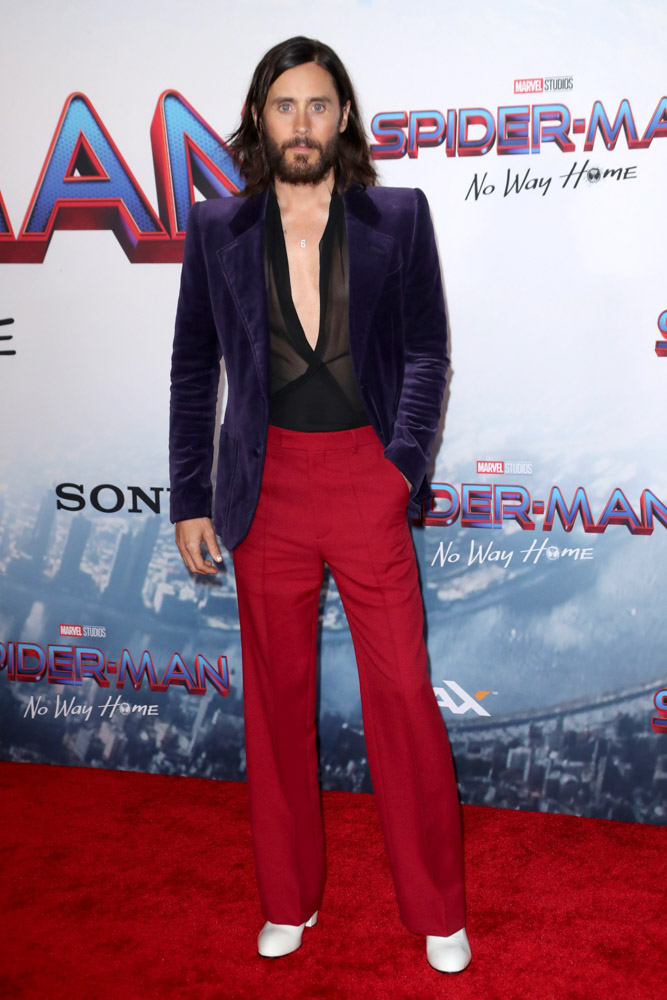 Jared Leto Poses At The ‘Spider-Man: No Way Home’ L.A. Premiere