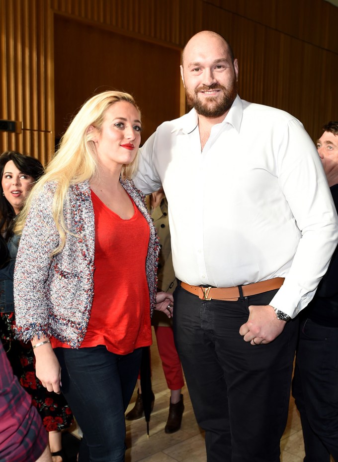 Tyson Fury out and about with his wife Paris Fury