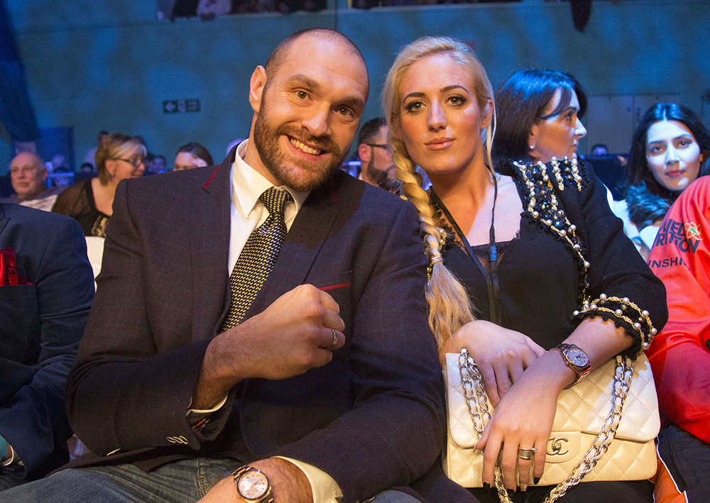 Tyson Fury and his wife Paris
Boxing at Westcroft Leisure Centre, Carshalton, London, Britain - 05 Dec 2015