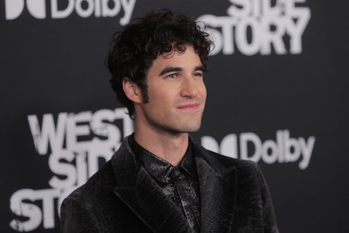 Darren Criss Is Sharp In Velvet At The ‘West Side Story’ Premiere