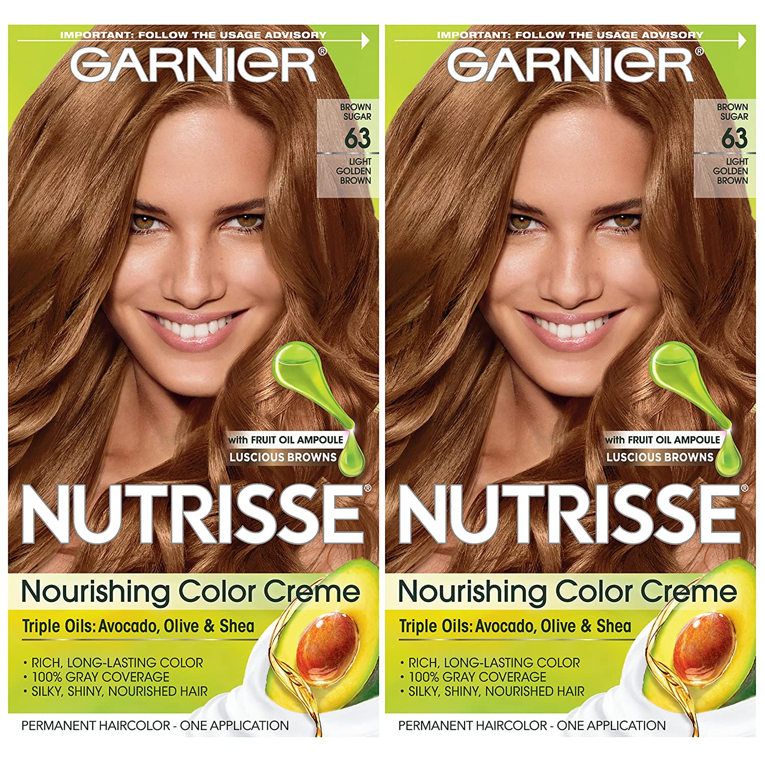 Garnier Color Naturals Creme hair color Shade 5 Light Brown  70 ml  60  g