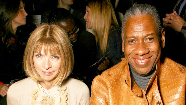 Andre Leon Talley, Anna Wintour and her daughter Bee attend