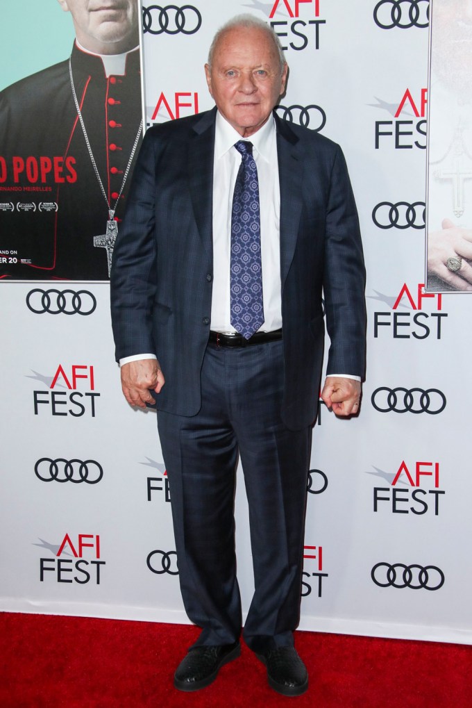 Anthony Hopkins At ‘The Two Popes’ Screening