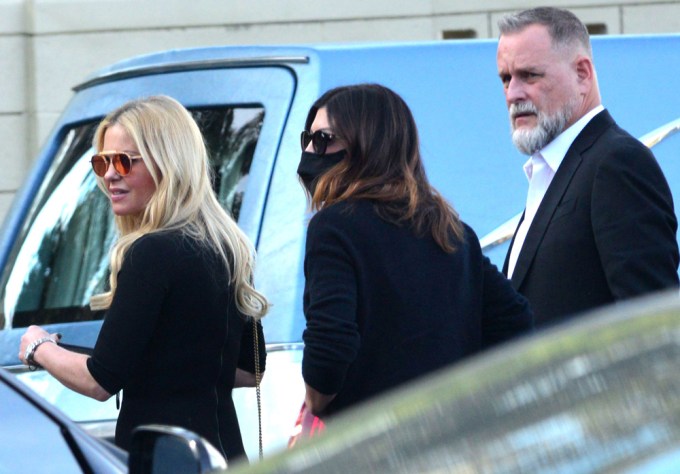 Dave Coulier Arrives At Former Co-Star Bob Saget’s Funeral